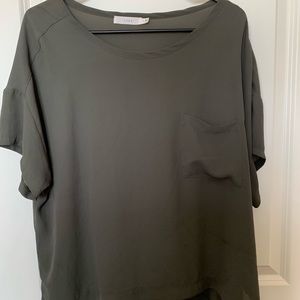 Lush Boxy Tee with Pocket